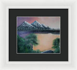 Lake view 1 - Framed Print