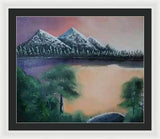 Lake view 1 - Framed Print