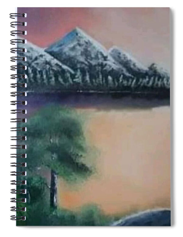 Lake view 1 - Spiral Notebook