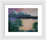 Lake view 1 - Framed Print