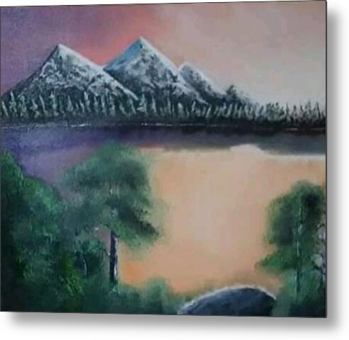 Lake view 1 - Metal Print