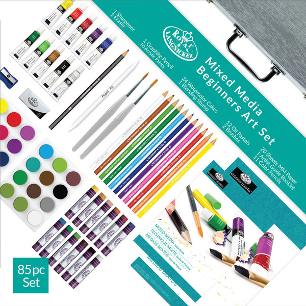 RSET-MM3000 | Essentials™ 85Pc Mixed Media Beginners Travel Art Set