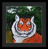 Eyes of the tiger 2 - Framed Print