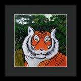 Eyes of the tiger 2 - Framed Print