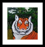 Eyes of the tiger 2 - Framed Print