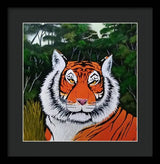 Eyes of the tiger 2 - Framed Print