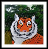 Eyes of the tiger 2 - Framed Print