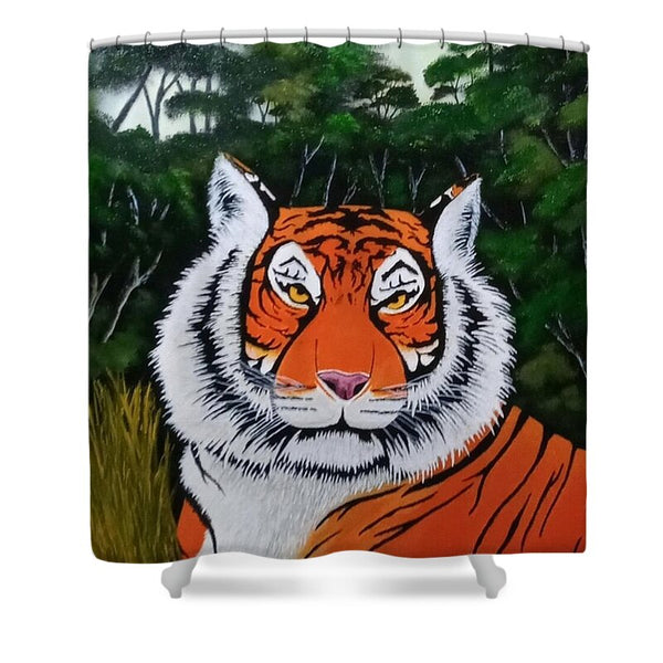 Eyes of the tiger 2 - Shower Curtain