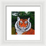 Eyes of the tiger 2 - Framed Print