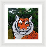 Eyes of the tiger 2 - Framed Print