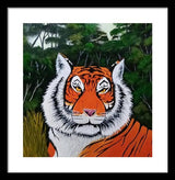 Eyes of the tiger 2 - Framed Print