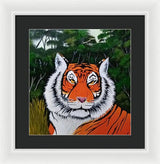 Eyes of the tiger 2 - Framed Print