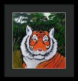 Eyes of the tiger 2 - Framed Print