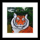 Eyes of the tiger 2 - Framed Print