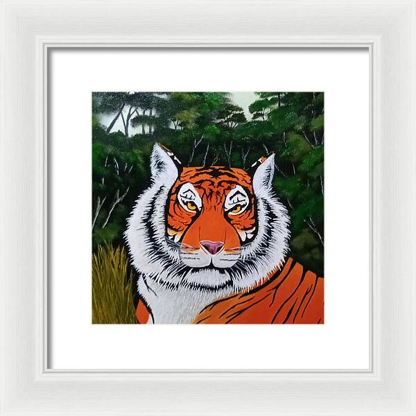 Eyes of the tiger 2 - Framed Print