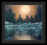 Calm water - Framed Print