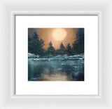 Calm water - Framed Print