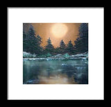 Calm water - Framed Print