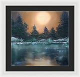 Calm water - Framed Print