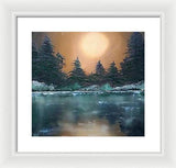 Calm water - Framed Print