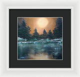 Calm water - Framed Print