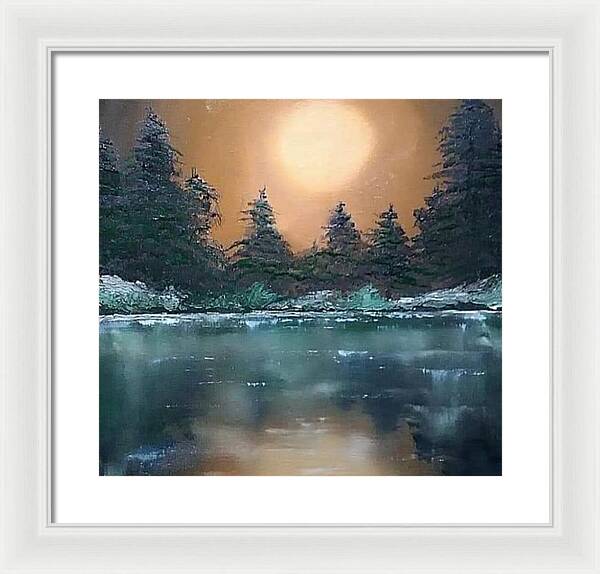 Calm water - Framed Print