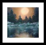 Calm water - Framed Print