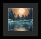 Calm water - Framed Print