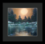 Calm water - Framed Print