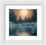 Calm water - Framed Print