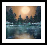 Calm water - Framed Print