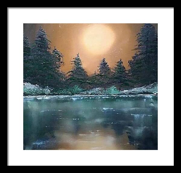 Calm water - Framed Print