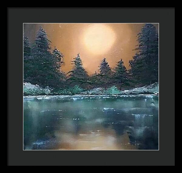 Calm water - Framed Print