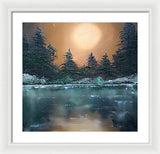 Calm water - Framed Print