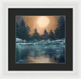 Calm water - Framed Print