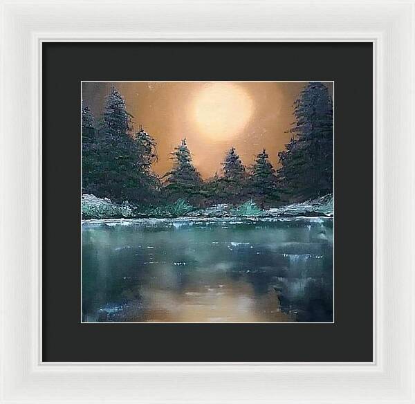 Calm water - Framed Print