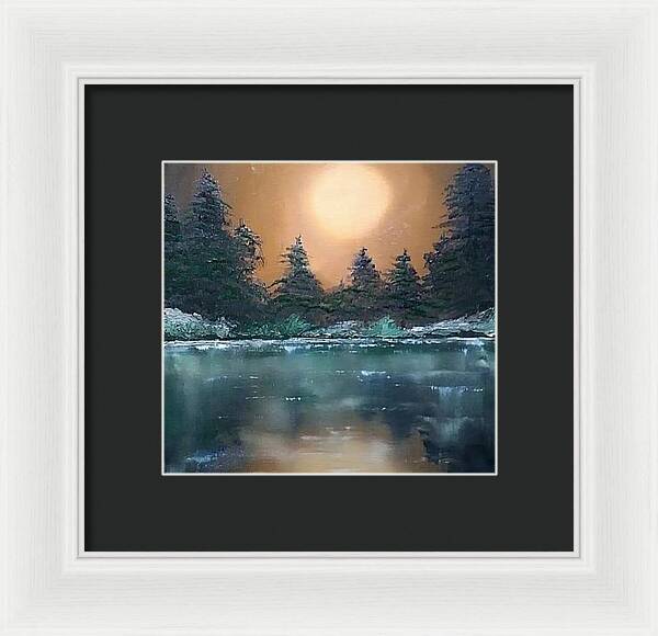 Calm water - Framed Print