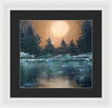 Calm water - Framed Print