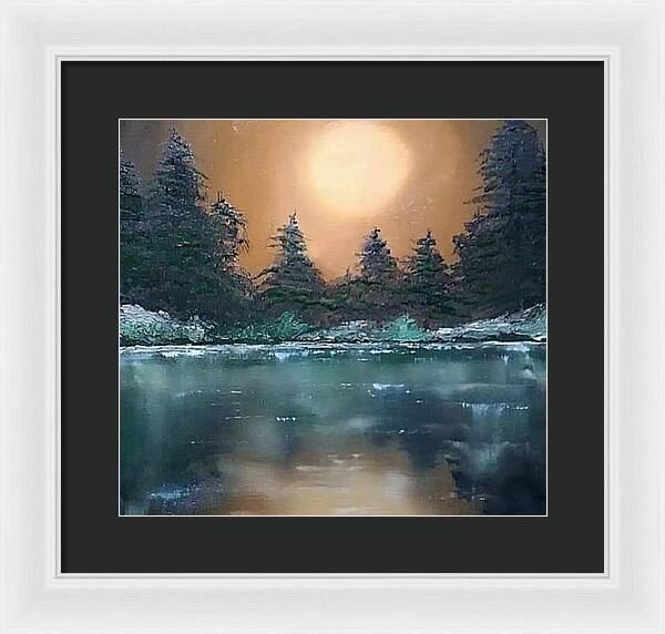 Calm water - Framed Print