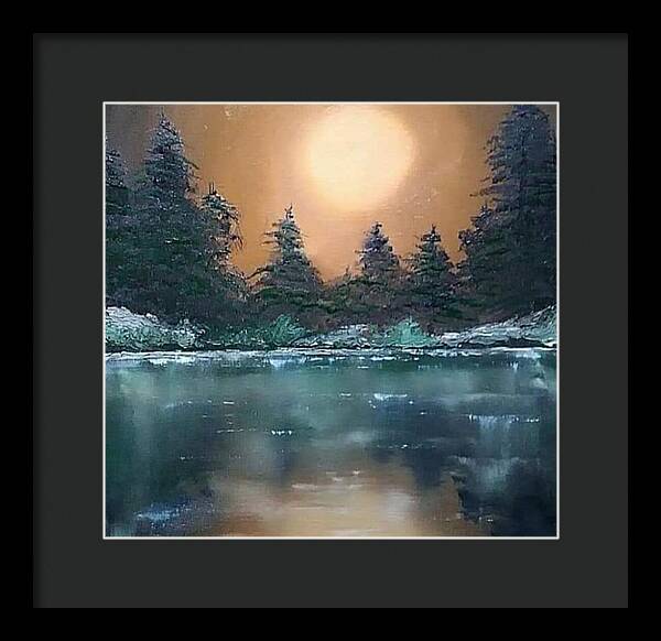 Calm water - Framed Print