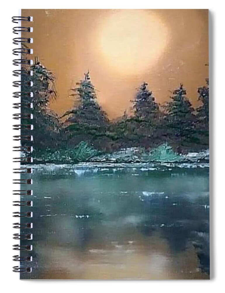 Calm water - Spiral Notebook