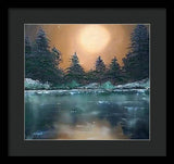 Calm water - Framed Print