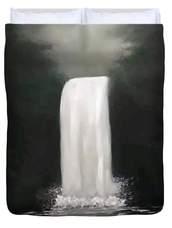 Forest water fall - Duvet Cover