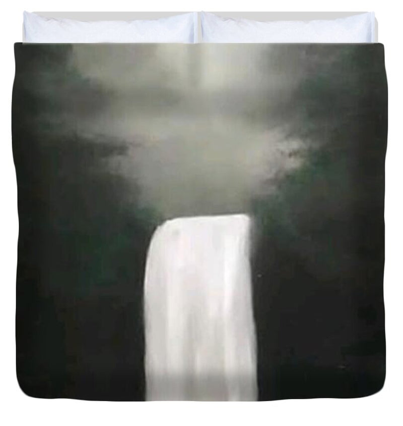 Forest water fall - Duvet Cover