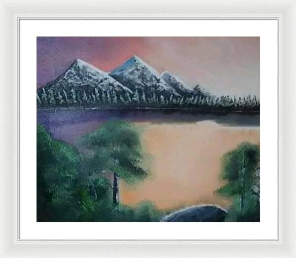 Lake viwe - Framed Print