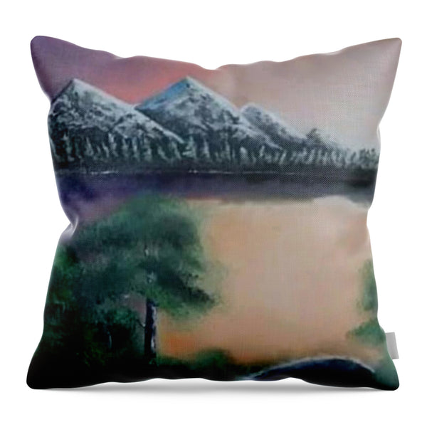 Lake viwe - Throw Pillow