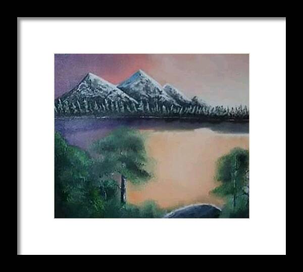 Lake viwe - Framed Print