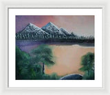 Lake viwe - Framed Print