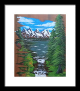 Mountain view - Framed Print