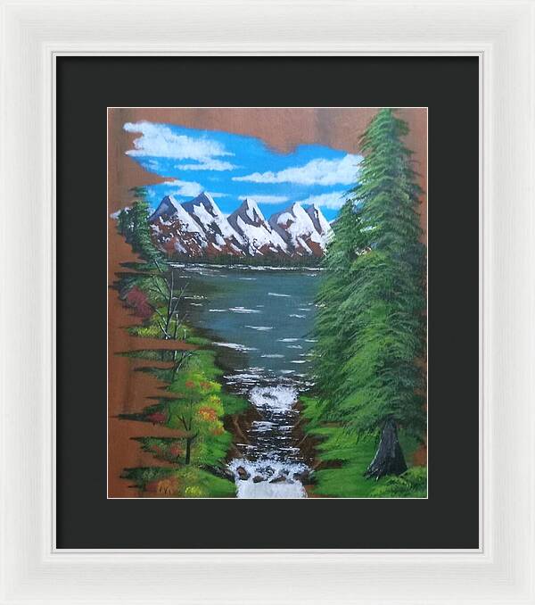 Mountain view - Framed Print